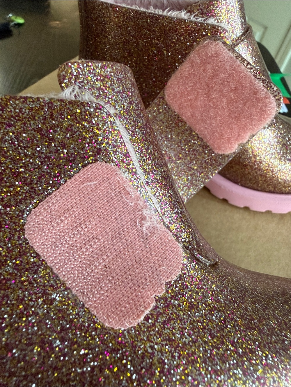 Mini Melissa Toddler Chelsea Glittery Bootes - Picture 11 of 15
